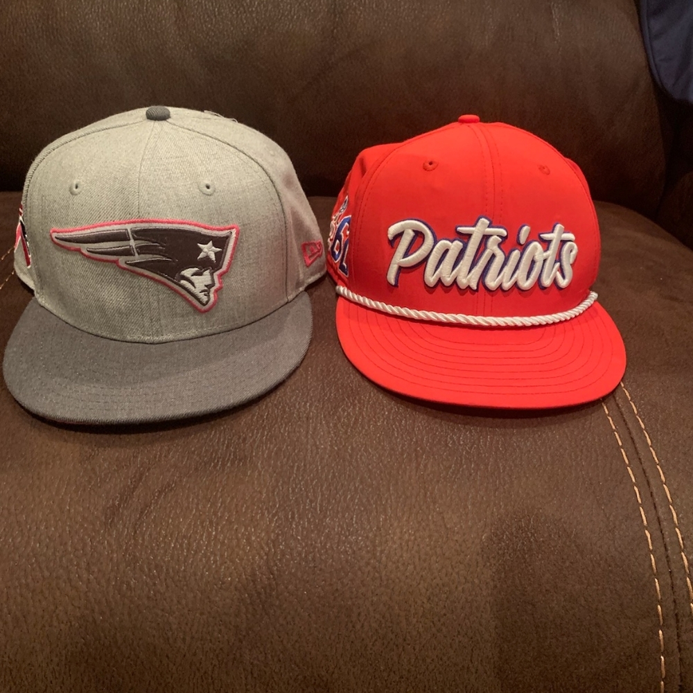 2 New England Patriots Hats